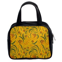 Folk Floral Pattern  Abstract Flowers Surface Design  Seamless Pattern Classic Handbag (two Sides) by Eskimos