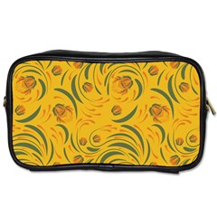 Folk floral pattern. Abstract flowers surface design. Seamless pattern Toiletries Bag (One Side)