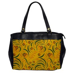 Folk Floral Pattern  Abstract Flowers Surface Design  Seamless Pattern Oversize Office Handbag by Eskimos