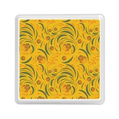 Folk floral pattern. Abstract flowers surface design. Seamless pattern Memory Card Reader (Square)