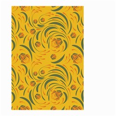 Folk Floral Pattern  Abstract Flowers Surface Design  Seamless Pattern Small Garden Flag (two Sides) by Eskimos