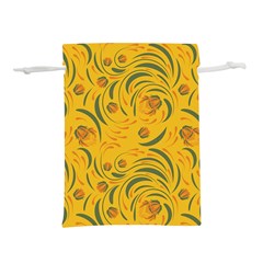 Folk floral pattern. Abstract flowers surface design. Seamless pattern Lightweight Drawstring Pouch (M)