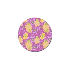 Folk Floral Pattern  Abstract Flowers Surface Design  Seamless Pattern Golf Ball Marker by Eskimos