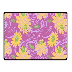 Folk Floral Pattern  Abstract Flowers Surface Design  Seamless Pattern Fleece Blanket (small) by Eskimos