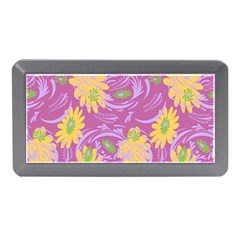 Folk Floral Pattern  Abstract Flowers Surface Design  Seamless Pattern Memory Card Reader (mini) by Eskimos