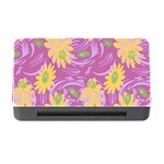 Folk floral pattern. Abstract flowers surface design. Seamless pattern Memory Card Reader with CF Front