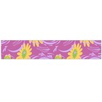 Folk floral pattern. Abstract flowers surface design. Seamless pattern Large Flano Scarf  Front