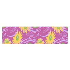 Folk Floral Pattern  Abstract Flowers Surface Design  Seamless Pattern Satin Scarf (oblong) by Eskimos