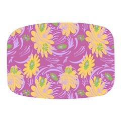 Folk Floral Pattern  Abstract Flowers Surface Design  Seamless Pattern Mini Square Pill Box