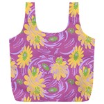 Folk floral pattern. Abstract flowers surface design. Seamless pattern Full Print Recycle Bag (XXXL) Front