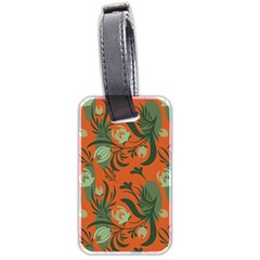 Folk Floral Pattern  Abstract Flowers Surface Design  Seamless Pattern Luggage Tag (two Sides) by Eskimos