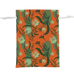 Folk Floral Pattern  Abstract Flowers Surface Design  Seamless Pattern  Lightweight Drawstring Pouch (xl) by Eskimos