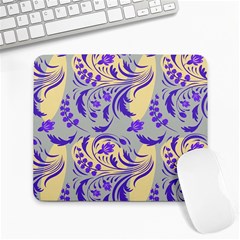 Folk Floral Pattern  Abstract Flowers Surface Design  Seamless Pattern Large Mousepads by Eskimos