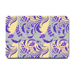 Folk Floral Pattern  Abstract Flowers Surface Design  Seamless Pattern Small Doormat  by Eskimos