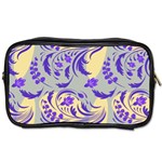 Folk floral pattern. Abstract flowers surface design. Seamless pattern Toiletries Bag (Two Sides) Front