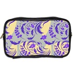 Folk floral pattern. Abstract flowers surface design. Seamless pattern Toiletries Bag (Two Sides) Back