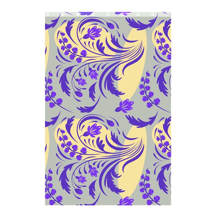 Folk floral pattern. Abstract flowers surface design. Seamless pattern Shower Curtain 48  x 72  (Small) 