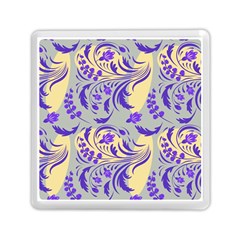 Folk Floral Pattern  Abstract Flowers Surface Design  Seamless Pattern Memory Card Reader (square) by Eskimos