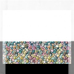 Multicolored Watercolor Stones Rectangular Jigsaw Puzzl by SychEva