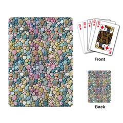 Multicolored Watercolor Stones Playing Cards Single Design (rectangle) by SychEva