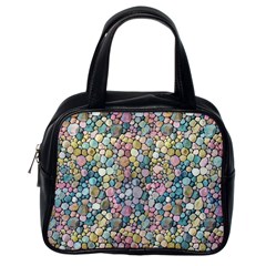 Multicolored Watercolor Stones Classic Handbag (one Side) by SychEva