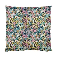 Multicolored Watercolor Stones Standard Cushion Case (two Sides) by SychEva