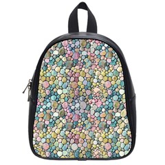 Multicolored Watercolor Stones School Bag (small) by SychEva