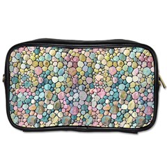 Multicolored Watercolor Stones Toiletries Bag (one Side) by SychEva