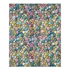 Multicolored Watercolor Stones Shower Curtain 60  X 72  (medium)  by SychEva