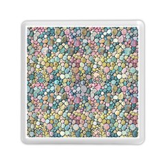 Multicolored Watercolor Stones Memory Card Reader (square) by SychEva