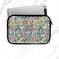 Multicolored Watercolor Stones Apple Ipad Mini Zipper Cases by SychEva