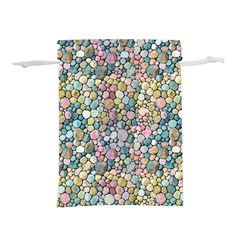 Multicolored Watercolor Stones Lightweight Drawstring Pouch (s) by SychEva