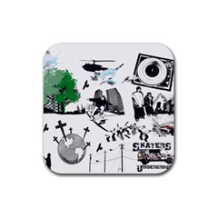 Skaterunderground Rubber Coaster (square)  by PollyParadise