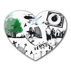 Skaterunderground Heart Mousepads by PollyParadise