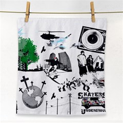 Skaterunderground Face Towel by PollyParadise