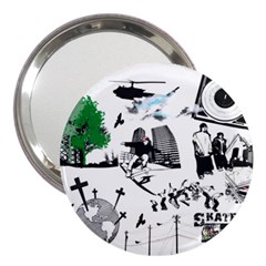 Skaterunderground 3  Handbag Mirrors by PollyParadise