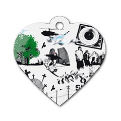 Skaterunderground Dog Tag Heart (one Side) by PollyParadise