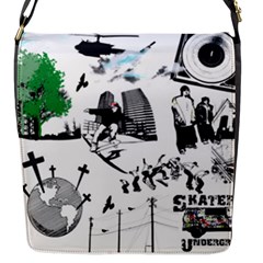 Skaterunderground Flap Closure Messenger Bag (s) by PollyParadise