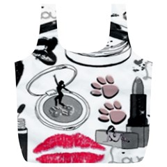 Love2 Full Print Recycle Bag (xl) by PollyParadise