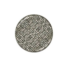 Tribal Geometric Grunge Print Hat Clip Ball Marker (4 Pack)