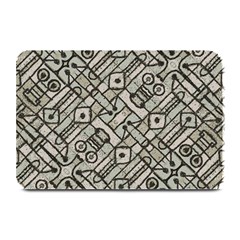 Tribal Geometric Grunge Print Plate Mats by dflcprintsclothing