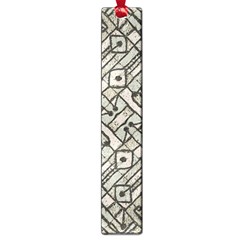 Tribal Geometric Grunge Print Large Book Marks by dflcprintsclothing