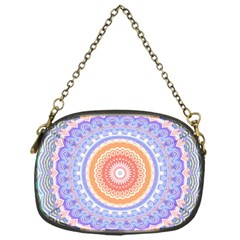 Pretty Pastel Boho Hippie Mandala Chain Purse (one Side) by CrypticFragmentsDesign