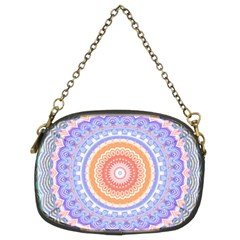 Pretty Pastel Boho Hippie Mandala Chain Purse (two Sides) by CrypticFragmentsDesign