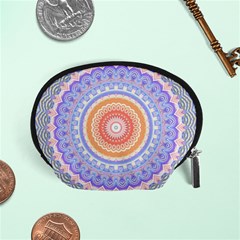 Pretty Pastel Boho Hippie Mandala Accessory Pouch (small) by CrypticFragmentsDesign