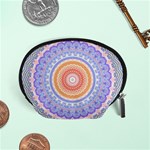 Pretty Pastel Boho Hippie Mandala Accessory Pouch (Small) Front