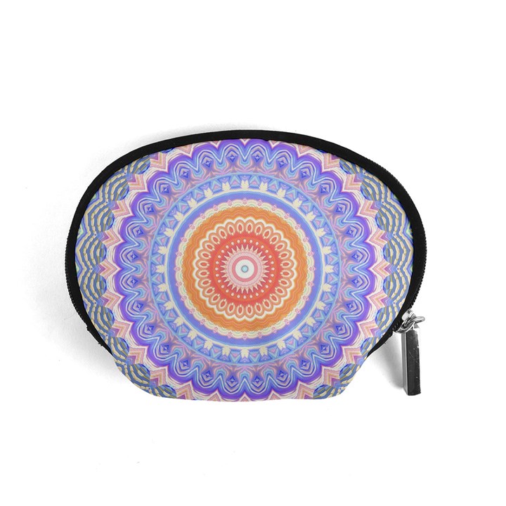 Pretty Pastel Boho Hippie Mandala Accessory Pouch (Small)