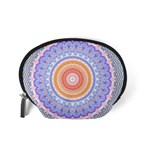 Pretty Pastel Boho Hippie Mandala Accessory Pouch (Small) Back