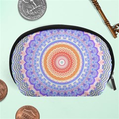 Pretty Pastel Boho Hippie Mandala Accessory Pouch (large) by CrypticFragmentsDesign