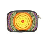 Neon Calliope Kaleidoscope Mandala Coin Purse Back